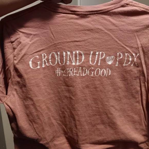 Women's Mauve Graphic Tee - "Lifting Womxn Up" - Picture 12 of 12